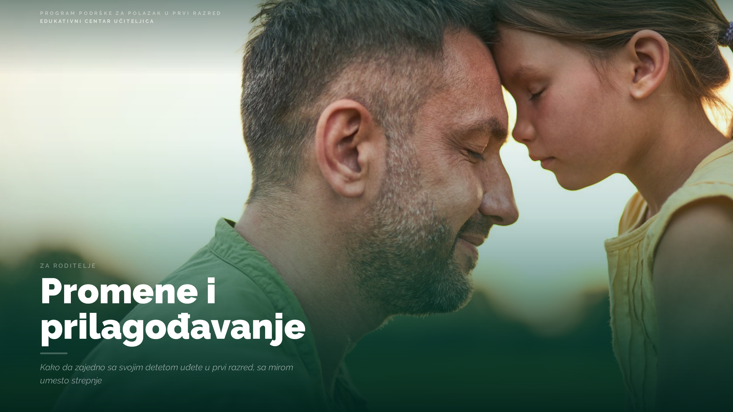 Promene i prilagođavanje — naslovna strana